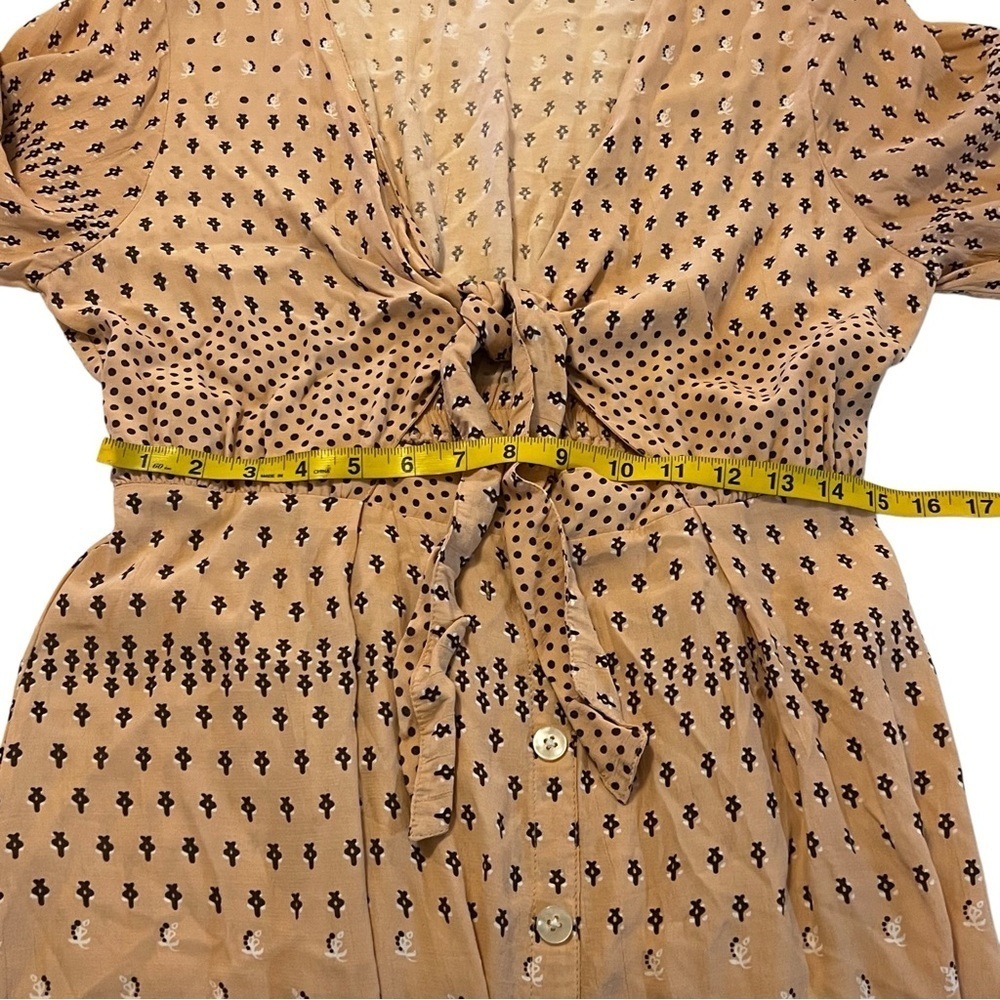 Faithfull the brand Trinidad tunic dress in pink Anthropologie Large mini whimsy - Picture 9 of 16